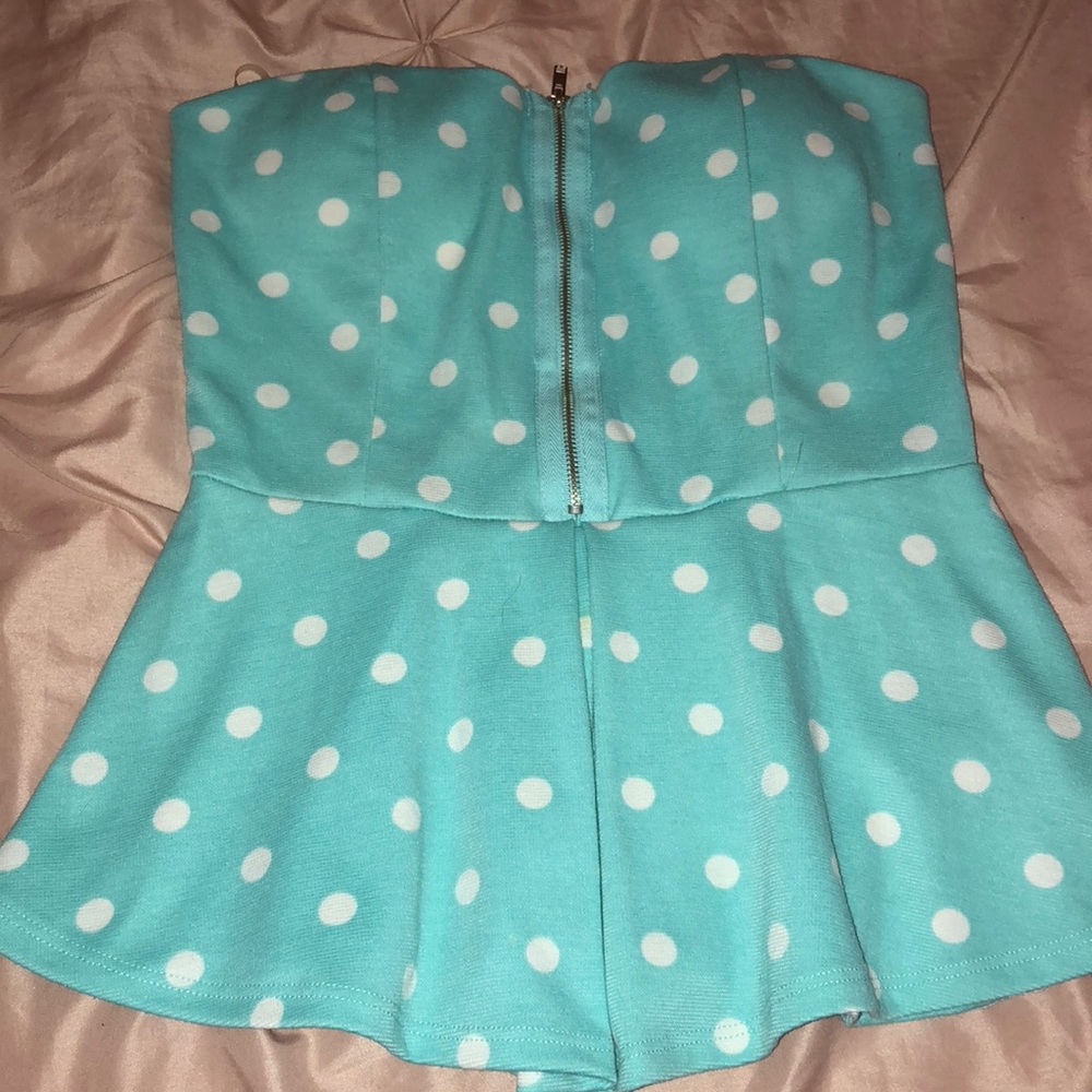 Polka dot Peplum